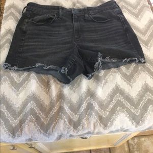 Gently worn ladies high rise midi shorts.